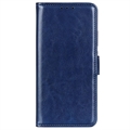 iPhone 15 Wallet Hülle mit Magnetverschluss - Blau