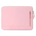 Wasserabweisende elegante Oxford Laptop-Tasche m. Seitentasche - 14.6" - Rosa