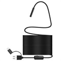 Wasserdichte 8mm-Endoskopkamera - USB, MicroUSB, Typ-C - 10m