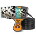 Wasserdichte 8mm Endoskop Kamera mit 8 LED Lichter M50 - 5m - Orange