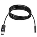 Android, PC Wasserdichte 8mm USB Endoskop Kamera AN99 - 2m - Schwarz