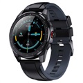 Wasserdichte Bluetooth Smart Watch mit Herzfrequenz SN88 - Schwarz