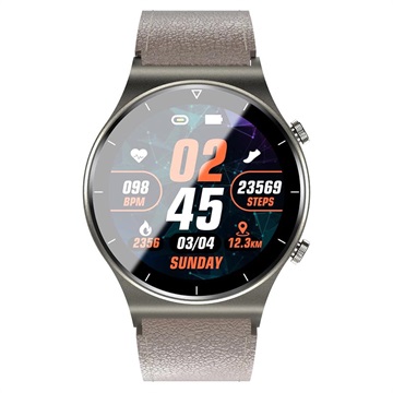  Wasserdichte Bluetooth Sport-Smartwatch mit Herzfrequenz GT08 - Grau