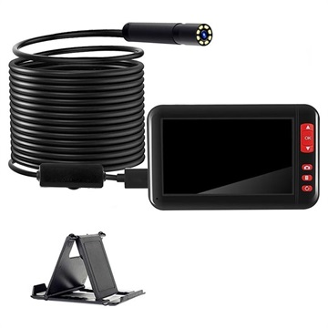Wasserdichte HD Endoskop Kamera mit LCD-Display & Halterung - 2m