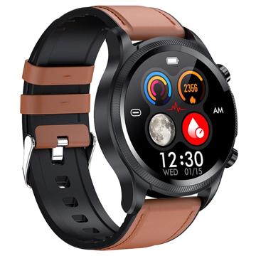 Lemonda Smart E12 Wasserdichte Smartwatch - Elegantes Armband - Schwarz