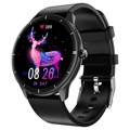 Wasserdichte Sport Smartwatch mit Herzfrequenz MX21 - Schwarz