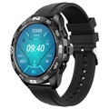 Wasserdichte Sports Smartwatch mit Silikonband i32 - Schwarz