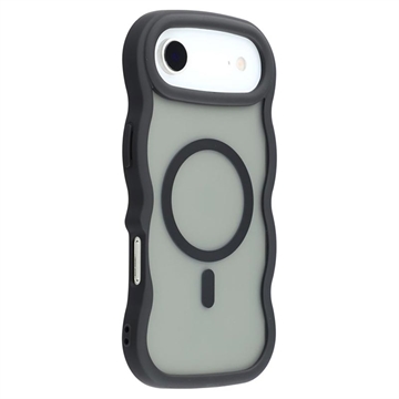 iPhone Air Wellenkante Magnetische Hybridhülle - Schwarz