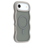 iPhone Air Wellenkante Magnetische Hybridhülle - Grau