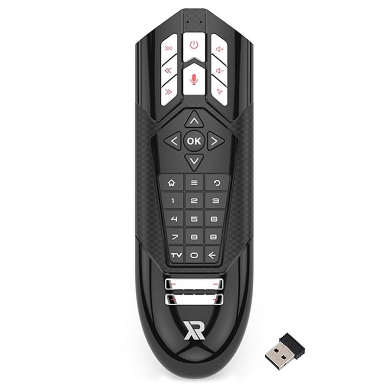 Wechip R1 Universal Tv Fernbedienung / Air Mouse - Ir / 2.4G - Schwarz