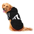 Winter Two Legs Sweater für Hunde - 5XL - Schwarz