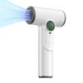 Kabelloser Haartrockner mit 100-stufiger Kühl-/Warmfunktion und intelligentem Display - Weiß