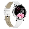 Elegante Damen Smartwatch mit Herzfrequenz MK20 - Silber