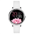 Elegante Damen Smartwatch mit Herzfrequenz MK20 - Silber