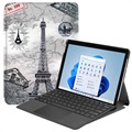 Wonder Serie Microsoft Surface Pro 8 Folio Case - Eiffelturm