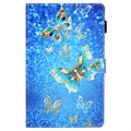 Samsung Galaxy Tab A7 Lite Wonder Series Folio Hülle - Blau Schmetterling