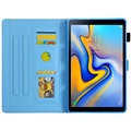 Samsung Galaxy Tab A7 Lite Wonder Series Folio Hülle - Blau Schmetterling