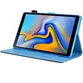 Samsung Galaxy Tab A7 Lite Wonder Series Folio Hülle - Blau Schmetterling