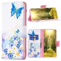 Wonder Series Nothing Phone (1) Wallet Hülle - Blauer Schmetterling