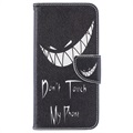 Wonder Series Huawei P30 Lite Wallet Hülle - Don\'t Touch