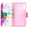 Wonder Series Huawei P30 Lite Wallet Hülle - Blume