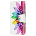 Wonder Series Samsung Galaxy A20e Wallet Schutzhülle - Blume