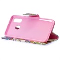 Wonder Serie Samsung Galaxy A40 Wallet Schutzhülle - Bunter Baum