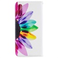 Wonder Series Samsung Galaxy A50 Hülle mit Geldbörse - Blume