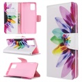 Wonder Series Samsung Galaxy A71 Wallet Schutzhülle - Blume