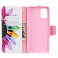 Wonder Series Samsung Galaxy A71 Wallet Schutzhülle - Blume