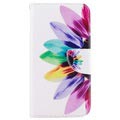 Samsung Galaxy J5 (2017) Wonder Series Schutzhülle mit Geldbörse - Blume