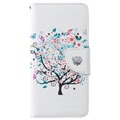 Wonder Series Samsung Galaxy S10 Wallet Hülle - Blühender Baum