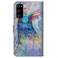 Wonder Series Samsung Galaxy S20 FE Wallet Schutzhülle - Eule