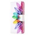 Wonder Serie iPhone 14 Max Wallet Hülle - Blume