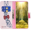 Wonder Serie iPhone 14 Pro Wallet Hülle - Giraffe