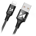 Wozinsky Data & Ladekabel - USB-A/Lightning - 2m - Schwarz