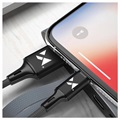 Wozinsky Data & Ladekabel - USB-A/Lightning - 2m - Schwarz