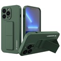 Wozinsky Kickstand iPhone 13 Pro Silikonhülle - Grün