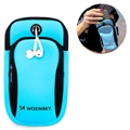 Wozinsky Universal Dual Pocket Sports Armband für Smartphones - Blau
