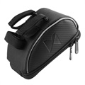 Wozinsky WBB4BK Wasserbeständige Fahrrad Rahmentasche - 6.5" - Schwarz