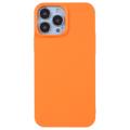 X-Level iPhone 14 Pro Gummierte Kunststoff Hülle - Orange