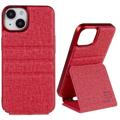 X-Level Journey iPhone 14 Vertikale Flip Case - Rot