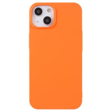 X-Level iPhone 14 Gummierte Kunststoff Hülle - Orange