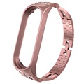 X-Shaped Xiaomi Mi Band 5/6 Armband - 37mm - Roségold