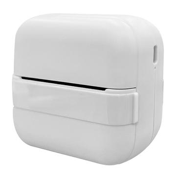 X18 Mini-Taschen-Thermodrucker ohne Drucker - 200DPI, Bluetooth - Weiß