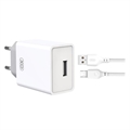Beline Universal Dual-Port Ladegerät & MicroUSB Kabel - Schwarz
