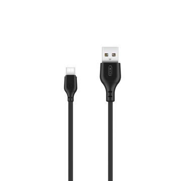 XO NB103 USB-A zu USB-C Ladekabel - 2.1A, 1m - Schwarz