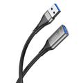 XO NB220 USB zu USB 3.0 Verlängerungskabel - 2m - Schwarz