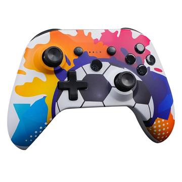 XSX Wassertransferdruck 2.4G Wireless Gaming-Controller - Fußball / Bunt