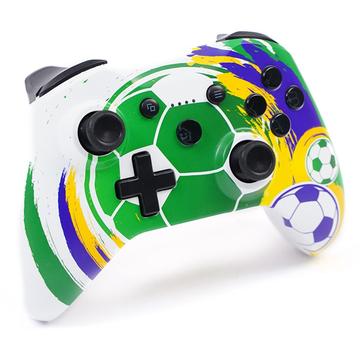 XSX Wassertransferdruck 2.4G Wireless Gaming-Controller - Fußball / Grün
